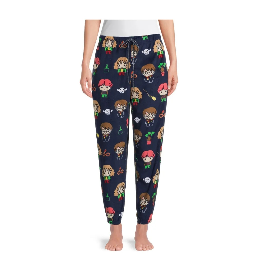 Women's Size 3X (22W-24W) Sleep Jogger With Pockets Harry Potter Wizarding Wor